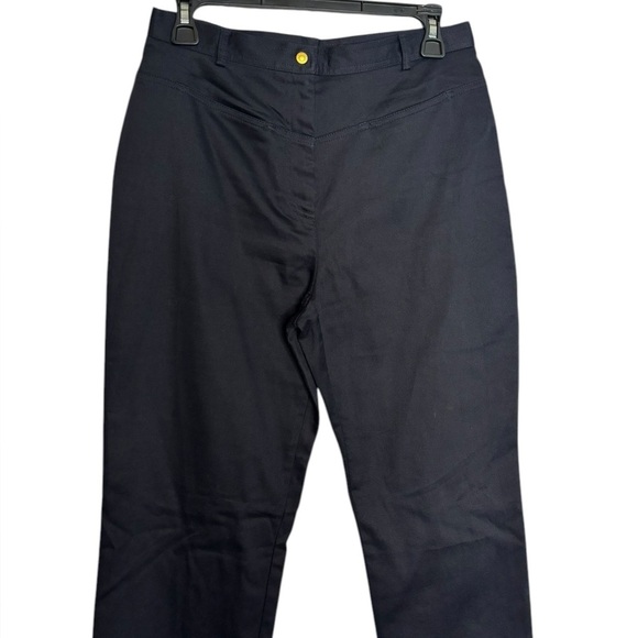 Alain Manoukian Navy Straight Leg  Business Casual Pant Size EU 40 - Picture 3 of 13